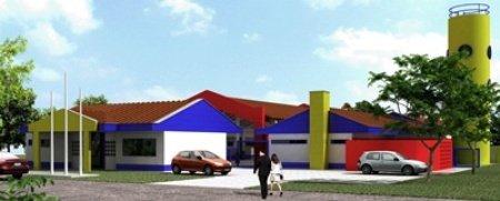 maquete creche