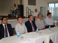 Acompanhando o Prefeito Municipal, Presidente da Câmara participa de evento da Secretaria de Finanças