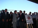 Câmara prestigia vinda do Governador a Araçatuba para entrega de helicóptero à polícia militar.