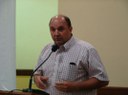 Fermino é recebido em audiência, pelo deputado federal Vanderlei Macris.