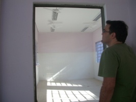 Paulo Bearari visita obras do Parque Narizinho. 