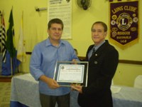 Vereador Aladim José Martins participa de Reunião Festiva no Lions Clube de Birigüi