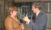 Vereadora Osterlaine busca parcerias com senador italiano