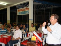 Zavanella participa do Jantar da Associação dos Ex-Alunos do Noroeste, que comemorou os 92 anos