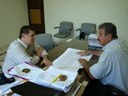 Ao lado do prefeito Borini, vereador Aladim José Martins visita obras de Birigui em andamento