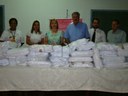Santa Casa e Felício Luchini recebem materiais do “Lençol Amigo”; Zavanella participa da entrega